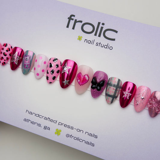 14-Nail Set: ttyl ☆ | short almond | size S